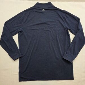 Tasc Men's Dark Blue Bamboo Performance Technology 1/4‎ Zip Pullover. Size LT